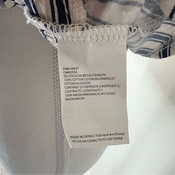 Anthropologie Tiny Avril Embroidered Striped Knit Halter Top Size Medium - Picture 8 of 11